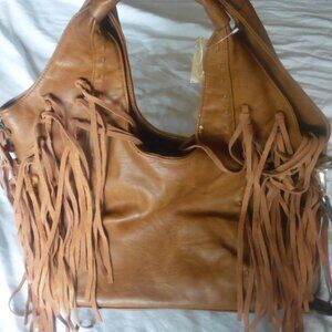 Moda Luxe Francescas Brown Purse Large Purse New